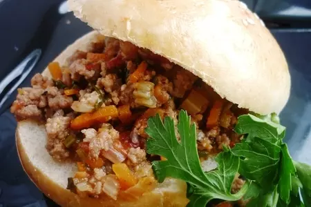 Булочки + мясной соус по мотивам "sloppy joe "