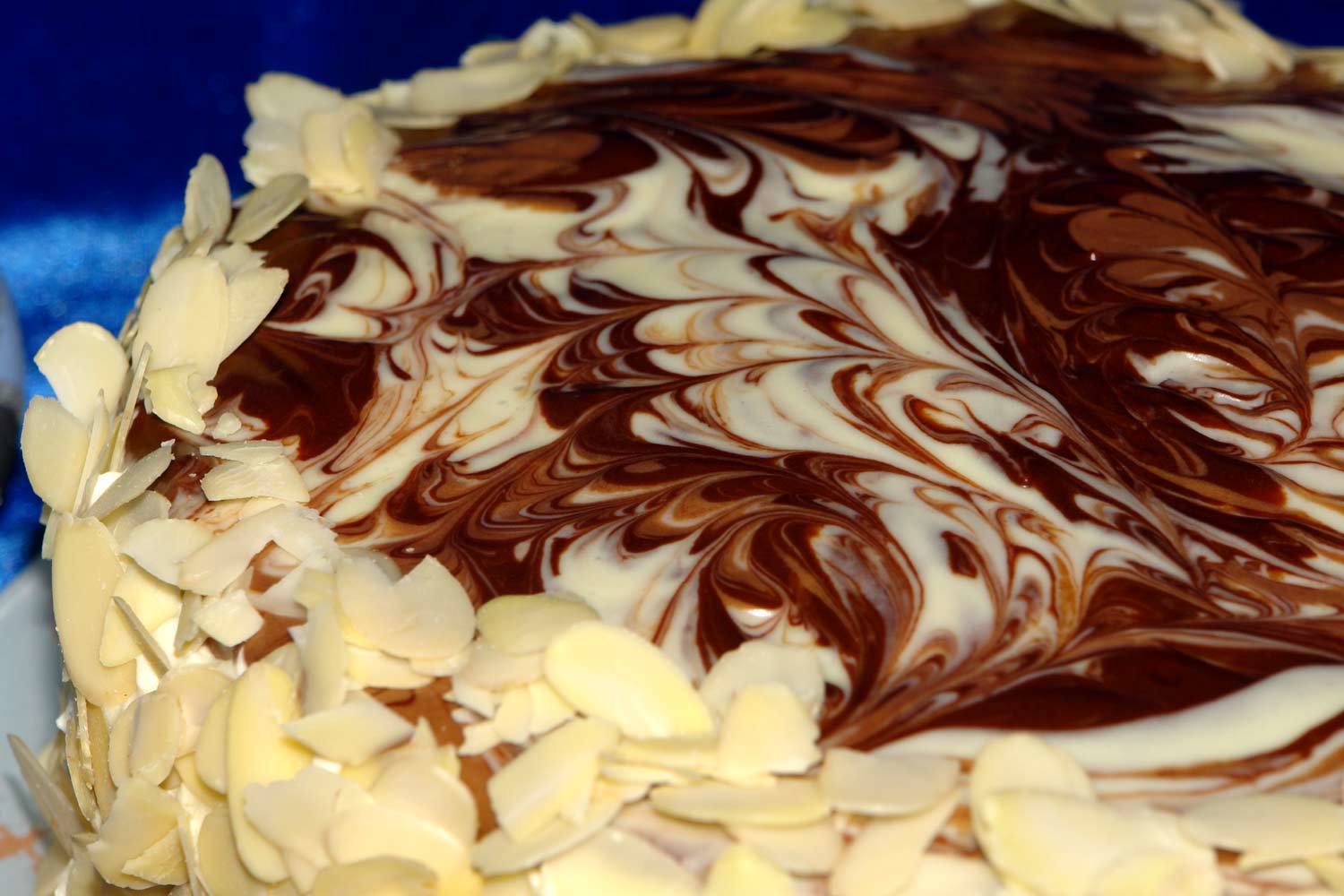 Мраморный пирог с творогом — рецепт с фото пошагово