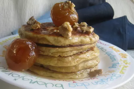 Панкейки с цельнозерновой мукой.