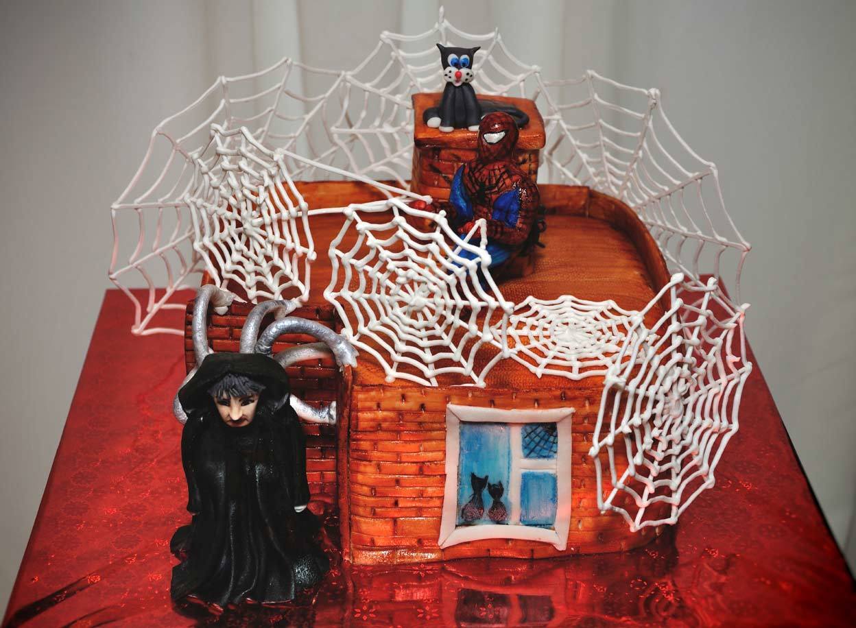 Торт человек-паук (spider-man)