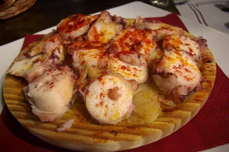 Pulpo a la gallega.