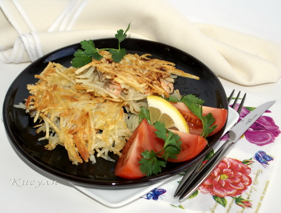 Рыба в картофельной корочке - простой и вкусный рецепт с пошаговыми фото