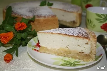 Сырный тарт с яблоками(нормандия). (дуэль)