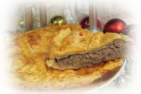 Мясной пирог tourtiere.( фм канада)