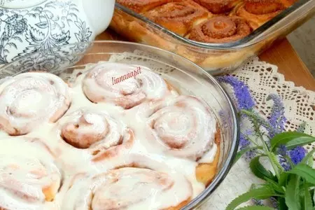 Булочки синабон (cinnamon rolls)