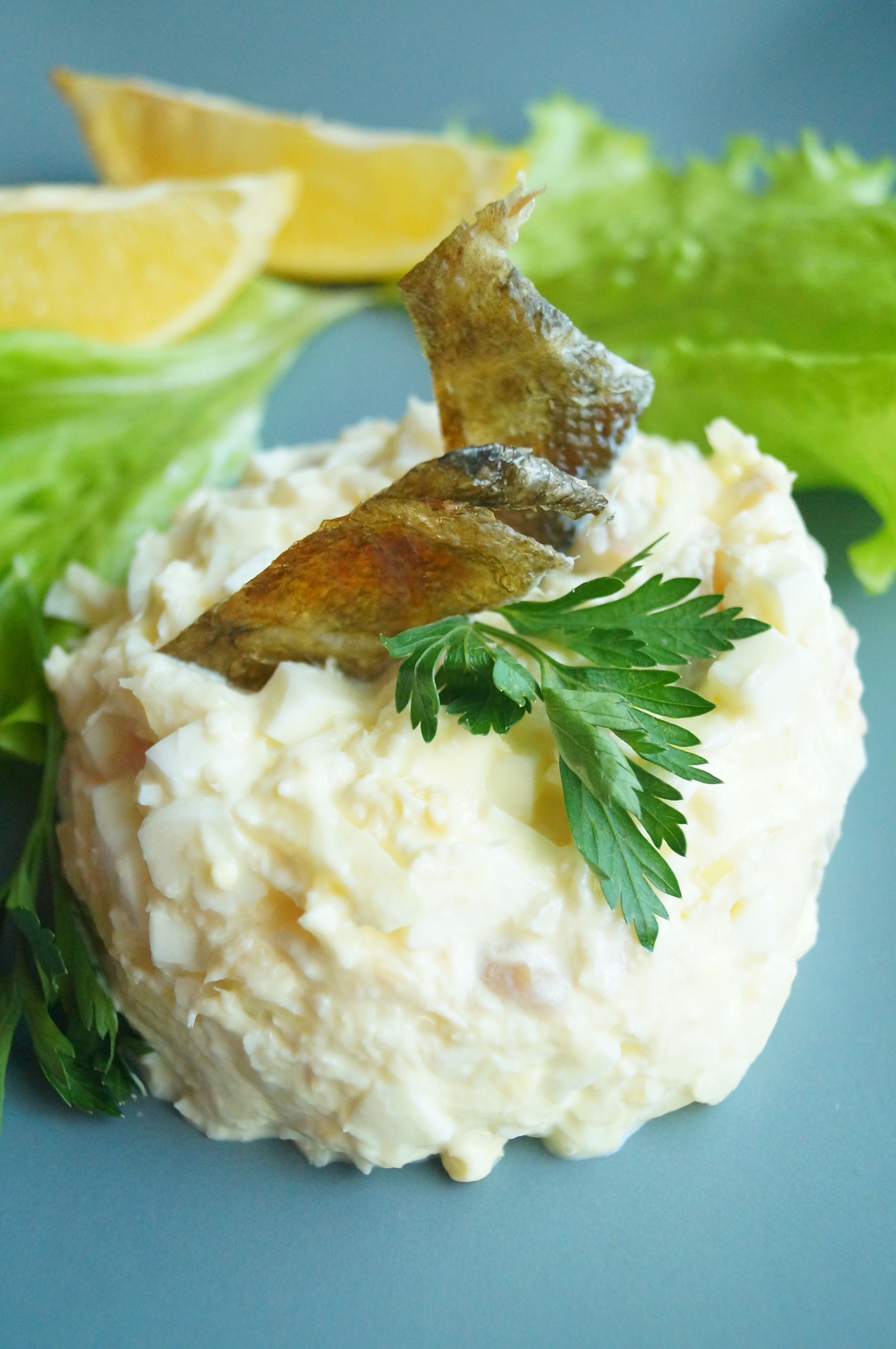 Треска горячего копчения и португальский салат из неё. salada de bacalhau -  пошаговый рецепт с фото (8413 просмотров)