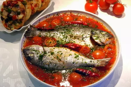 Рыба в сумасшедшей воде (pesce all’ acqua pazza )