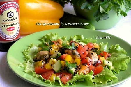 Салат с мидиями: рецепты от fitdiets.ru