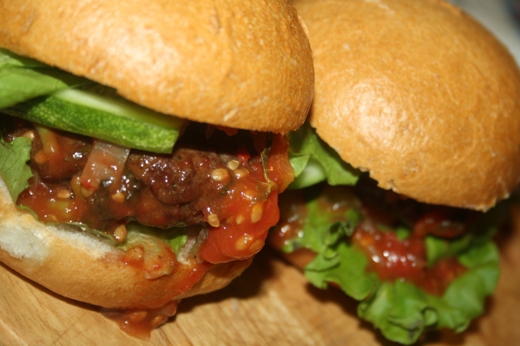Гамбургер на мангале рецепт с фото