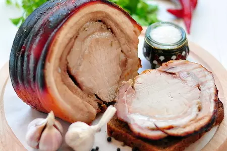 Запеченный свиной рулет (arista in porchetta)