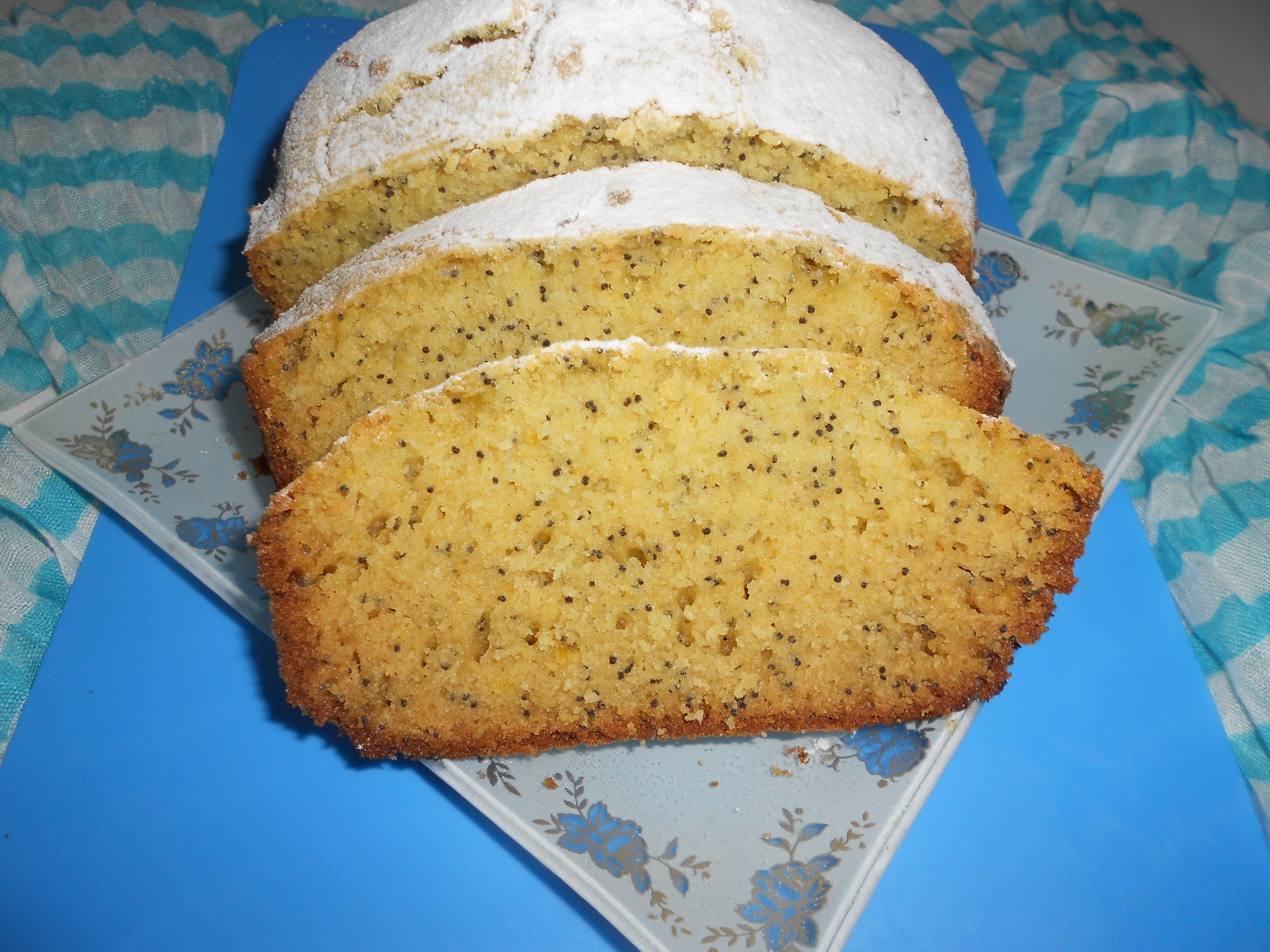 Лимонный кекс с маком в хлебопечке