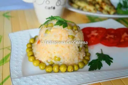 Паэлья с курицей и овощами