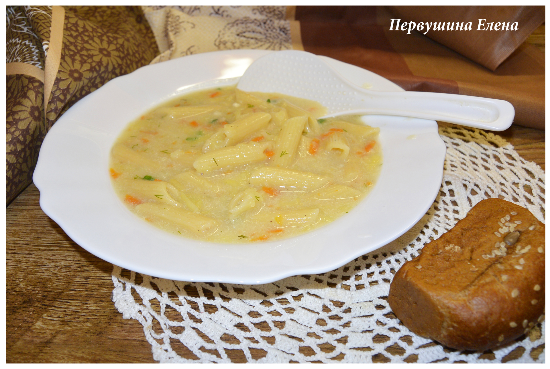 Молочный картофельный суп с макаронами - пошаговый рецепт с фото (10716  просмотров)