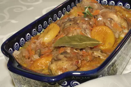 Куриные голени эскабече (escabeche)