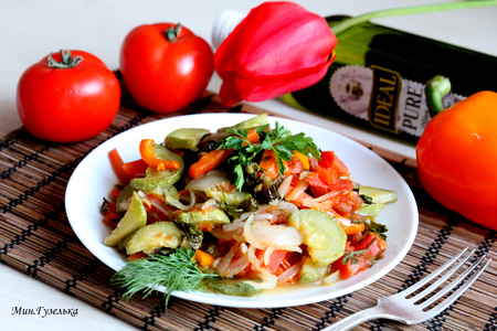 Овощное рагу с баклажанами - пошаговый рецепт с фото