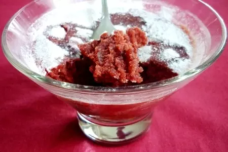 Кекс красный бархат (red velvet) за 40 секунд в свч