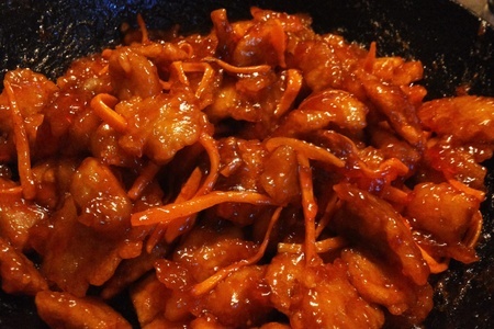Фото к рецепту: Свинина в кисло-сладком соусе. видео