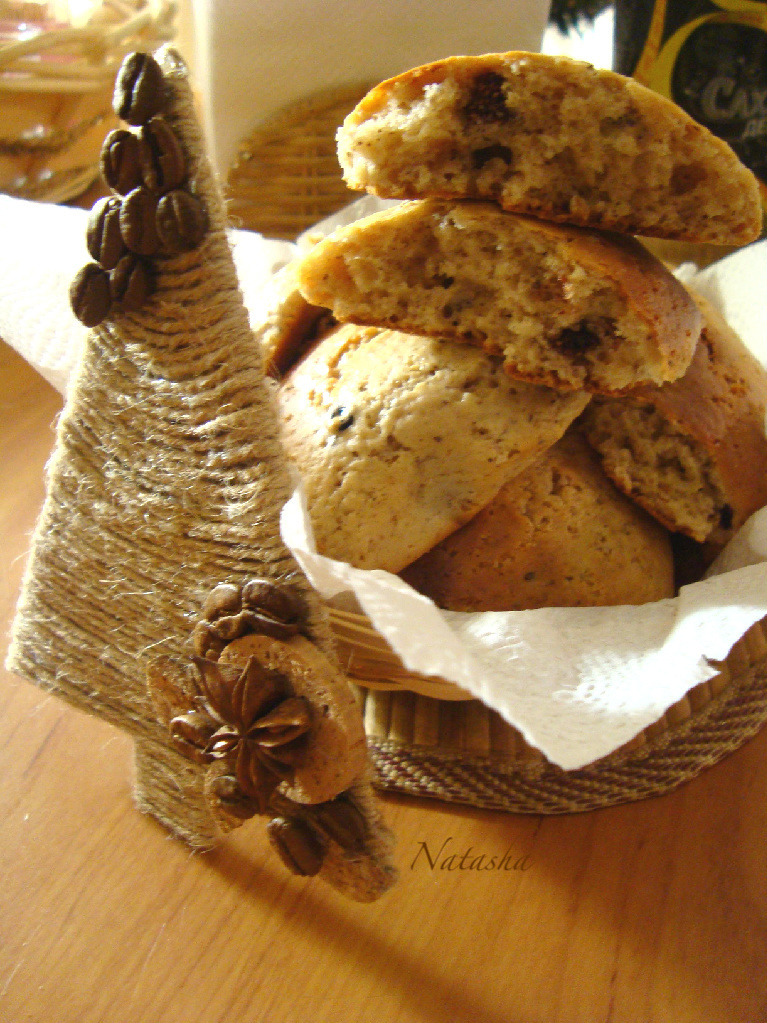 Творожное печенье с шоколадом и сушеной вишней — Fanilla