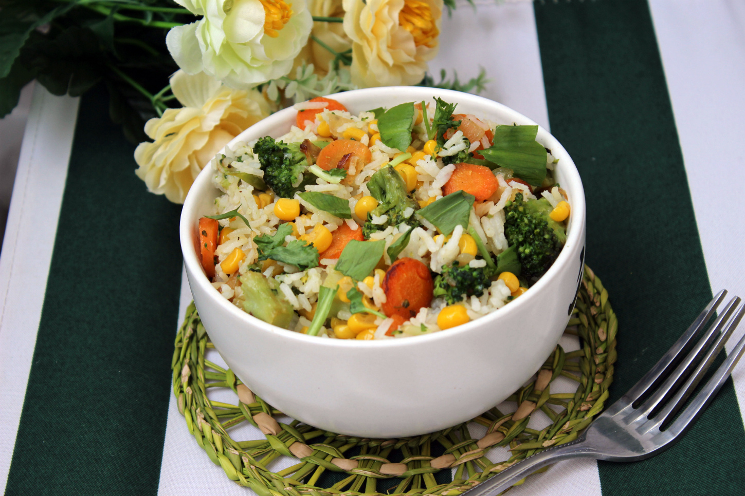 Рис басмати с овощами
