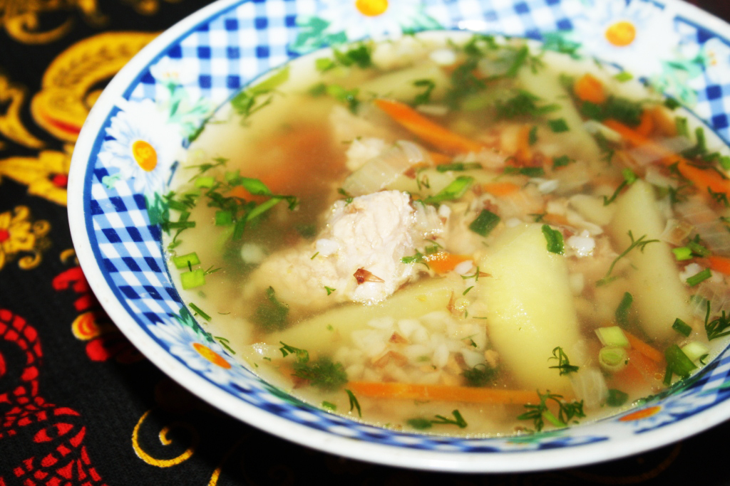 Гречневый суп со свининой — пошаговый рецепт с фото