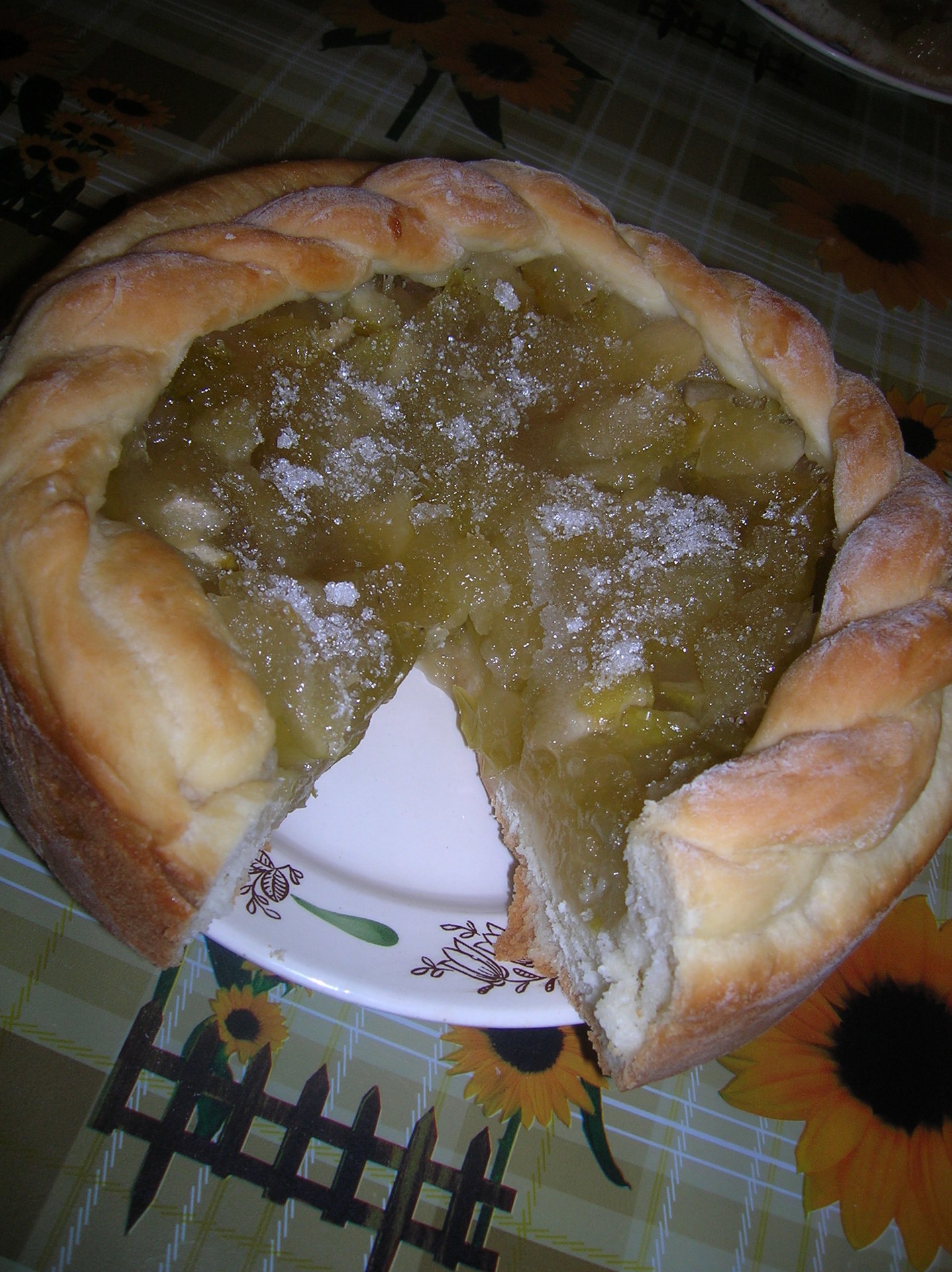 Яблочный пирог из дрожжевого теста рецепт с фото пошагово в духовке