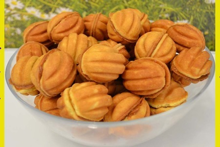 Орешки со сгущенкой - рецепт с фото пошагово