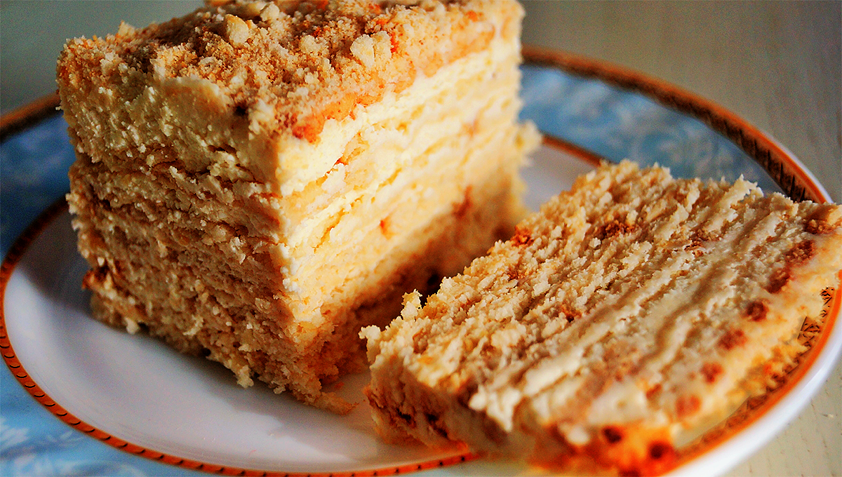 Рецепт: Торта «Добош» - Из бисквитного теста - Выпечка и десерты - Готовить легко!