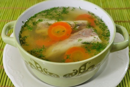 Рыбный суп из головы толстолобика
