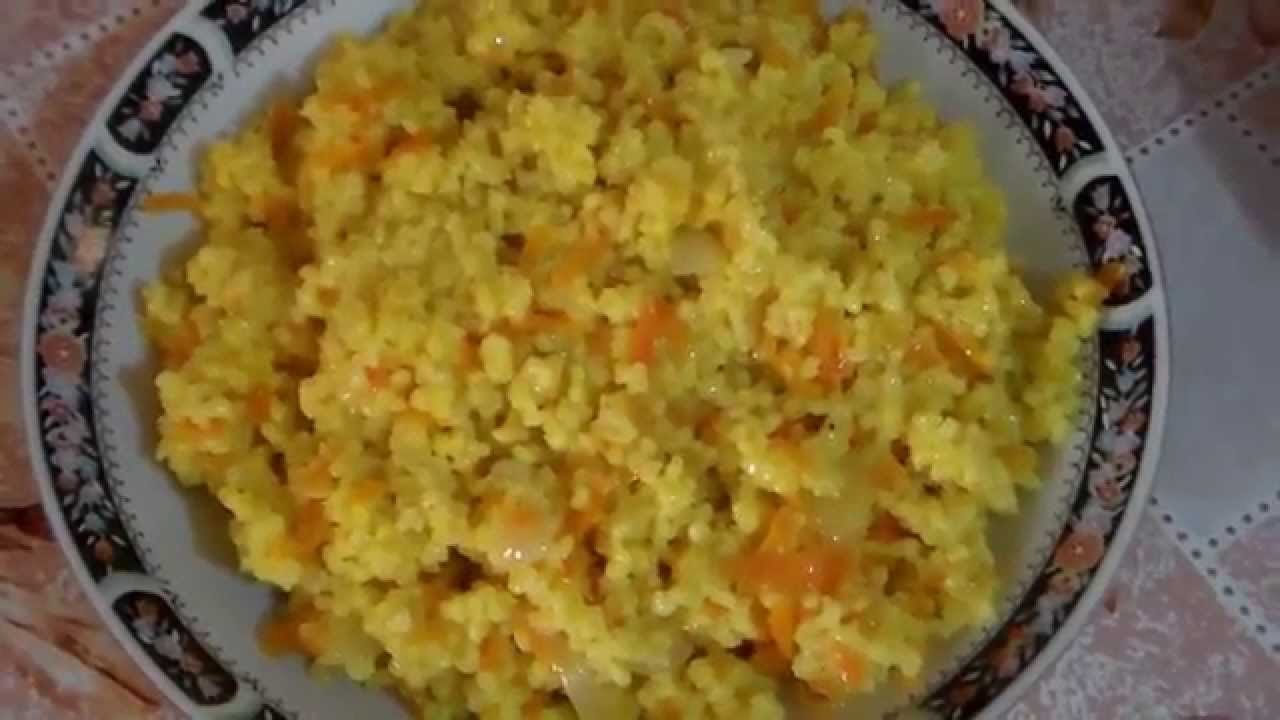 Пшенная каша в мультиварке с морковкой и луком и