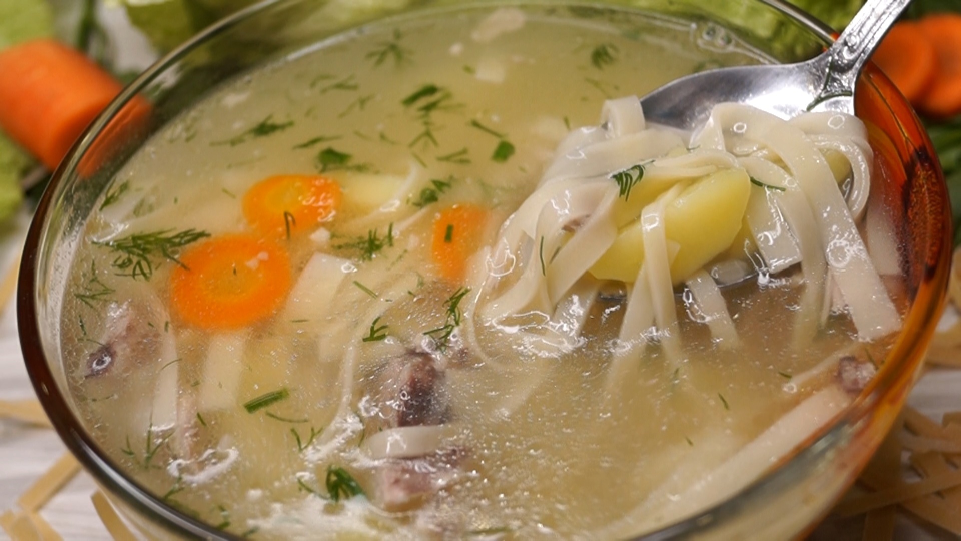 Вкусный суп с курицей рецепт с фото пошагово