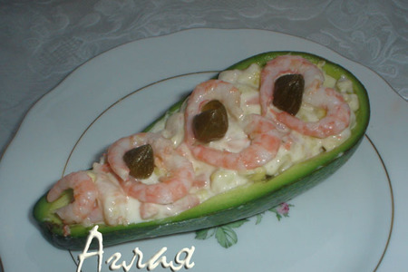 Авокадо фаршированные креветками пошаговый рецепт с фото | Minimalcook