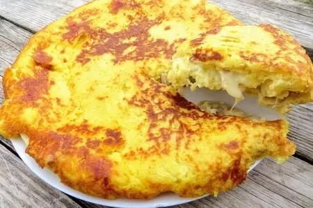 Лепешки с сыром и зеленью