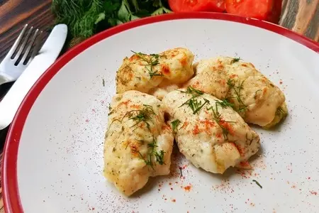 Куриные рулетики с сыром и зеленью