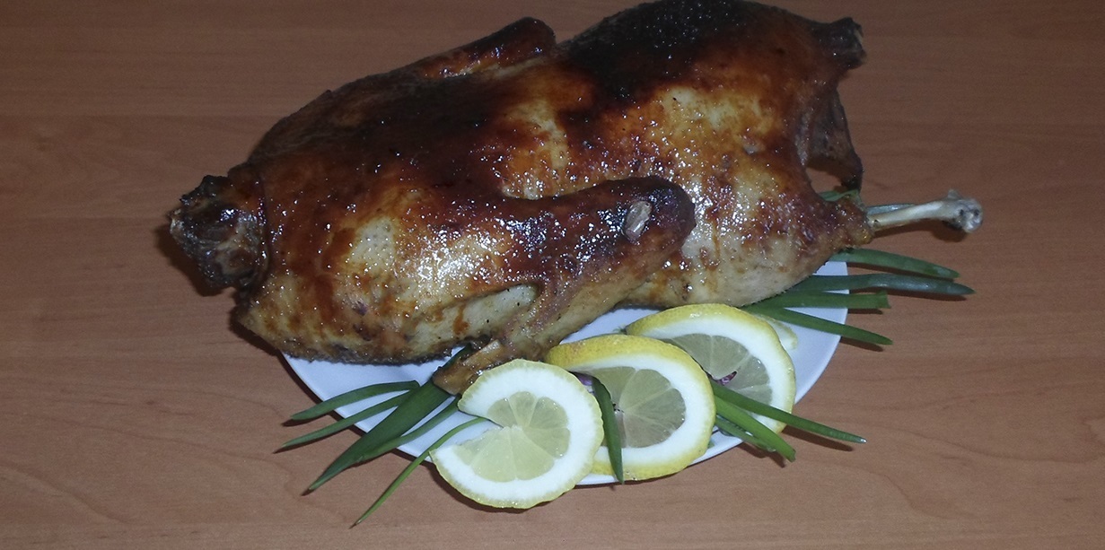 Запеченная утка в медово-горчичном соусе - пошаговый рецепт с фото