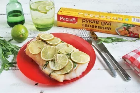 Треска с лаймом и эстрагоном