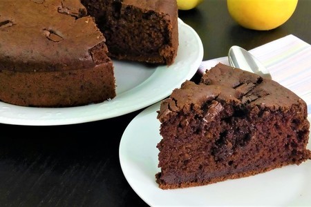 Шоколадные пироги с шоколадом