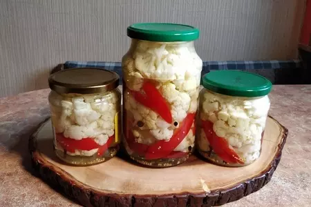 Маринованная цветная капуста на зиму