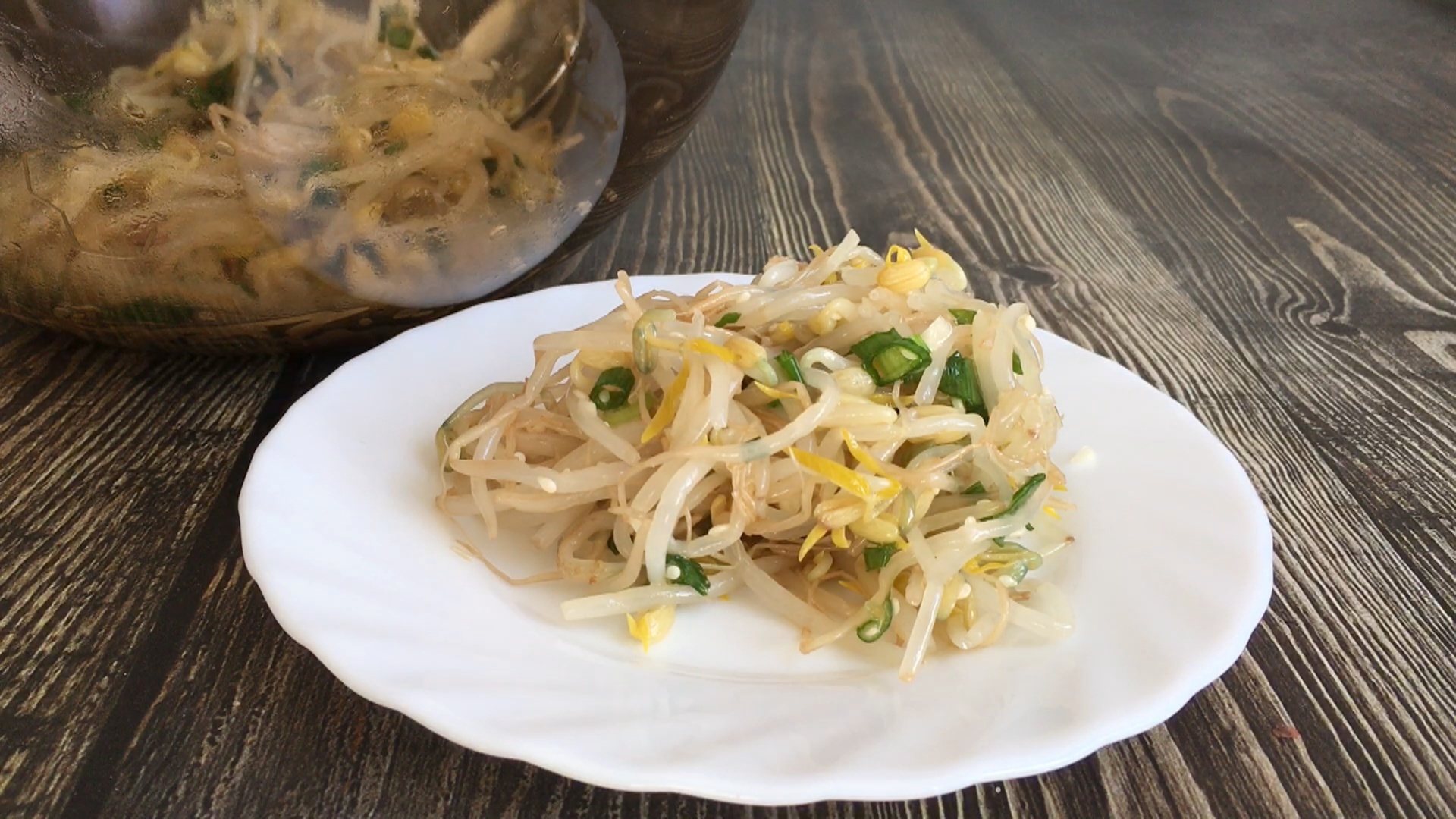 Острый салат из ростков сои (рецепт с фото) Японская кухня