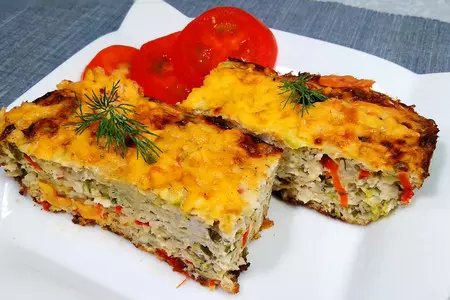 Куриная запеканка с овощами