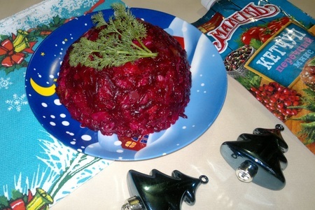 Салат "рубиновый" с кетчупом "махеевъ" #махеевъ_чудеса_за_полчаса