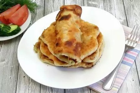 Лепёшки с картофельной начинкой