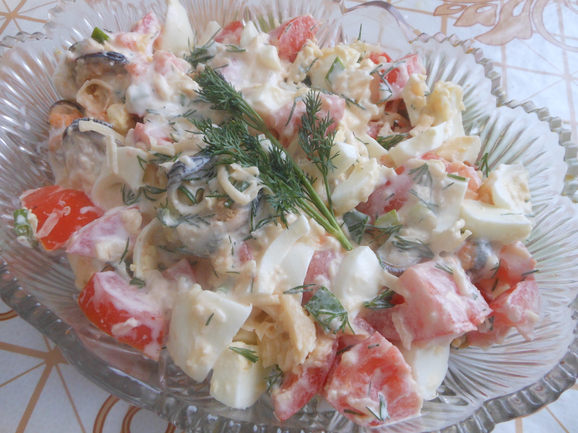 Салат из мидий в рассоле рецепт с фото очень вкусный
