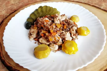 Гречка с куриной грудкой