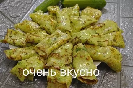 Блины кабачковые на кефире