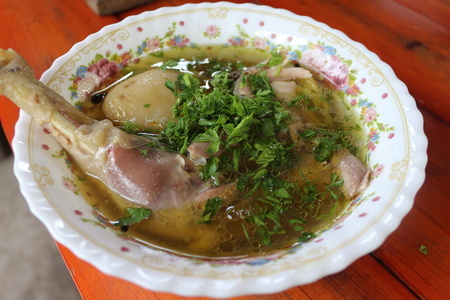 Фото к рецепту: Суп из петуха, деревенский
