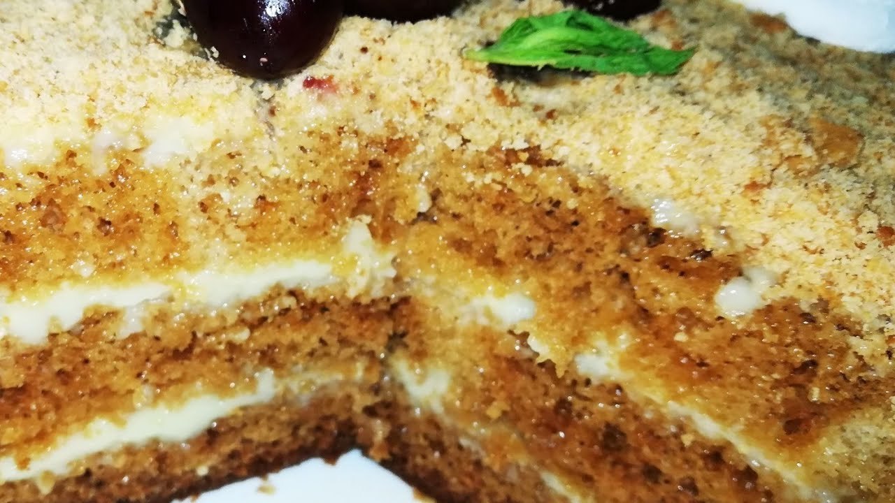 Медовик за 12 Минут (Ленивый и очень Вкусный рецепт Медового торта)