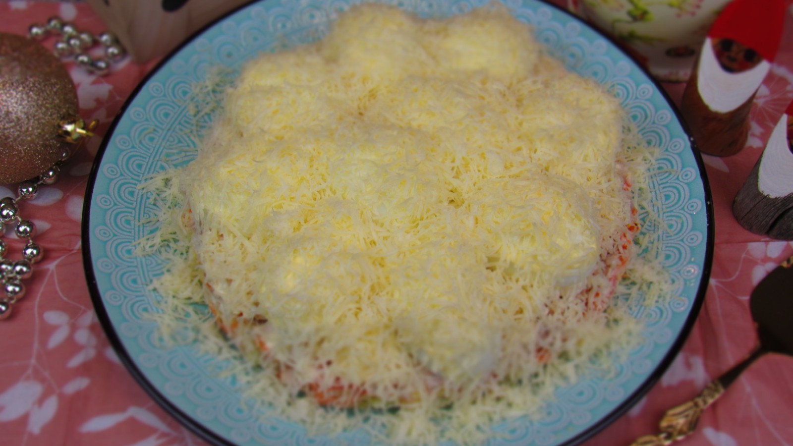 Салат сугробы рецепт с фото классический простой пошаговый