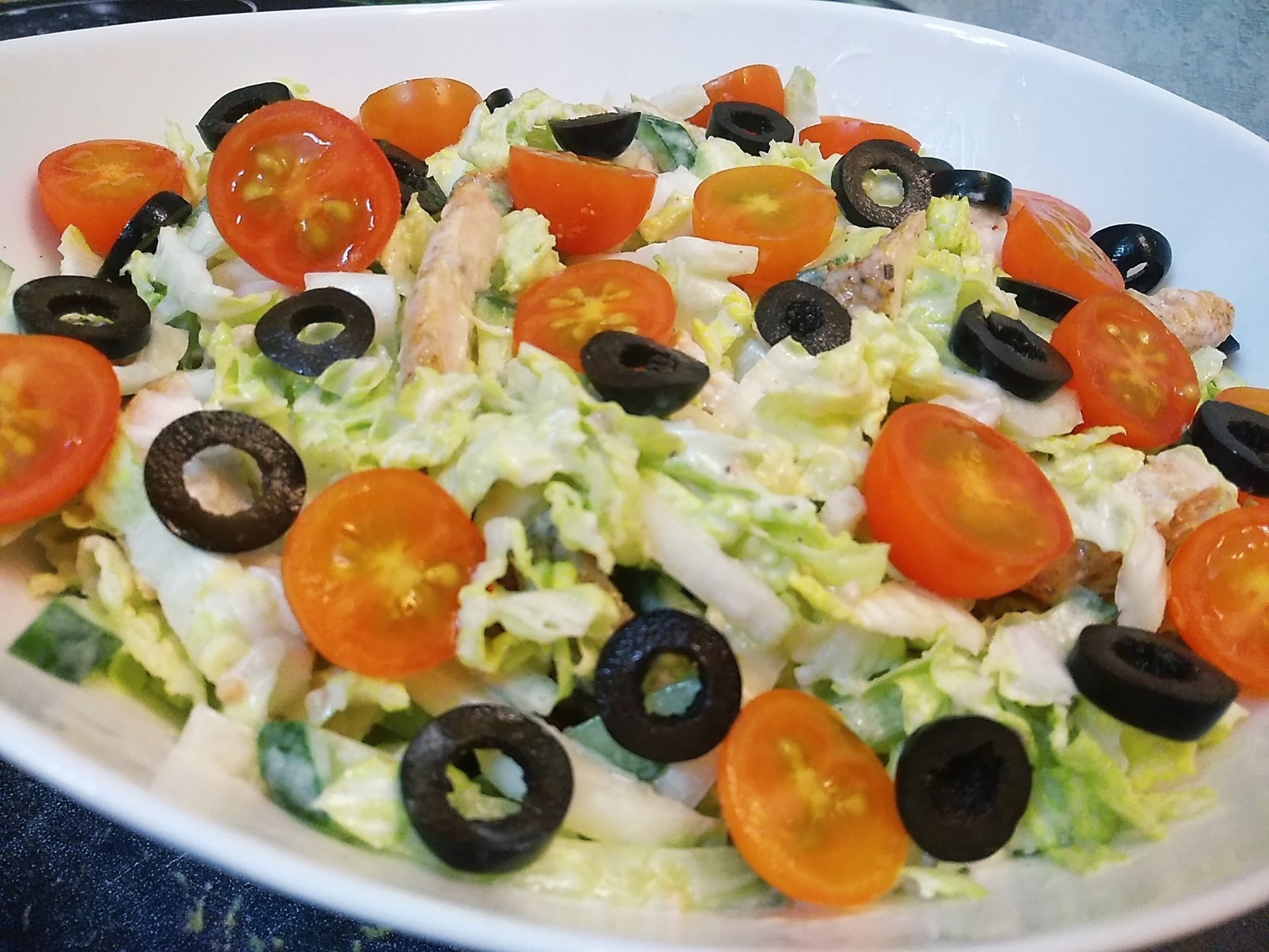 Греческий салат с пекинской капустой, пошаговый рецепт с фото на ккал