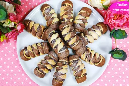 Шоколадное печенье "маковый соблазн" / chocolate shortbread cookies with poppy seed filling