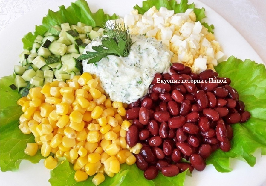 Салаты с кукурузой - вкусных рецептов с фото, простые рецепты салатов с кукурузой